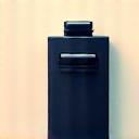 Illustration of a sleek battery energy storage system unit